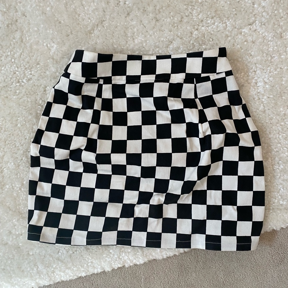 Checkered Skirt